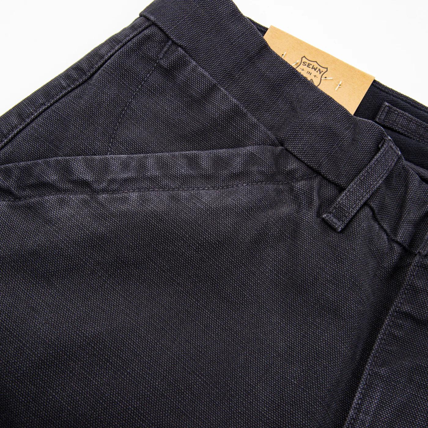 Freenote Cloth Workers Chino 14oz Slub Slim Fit - Black - Guilty Party