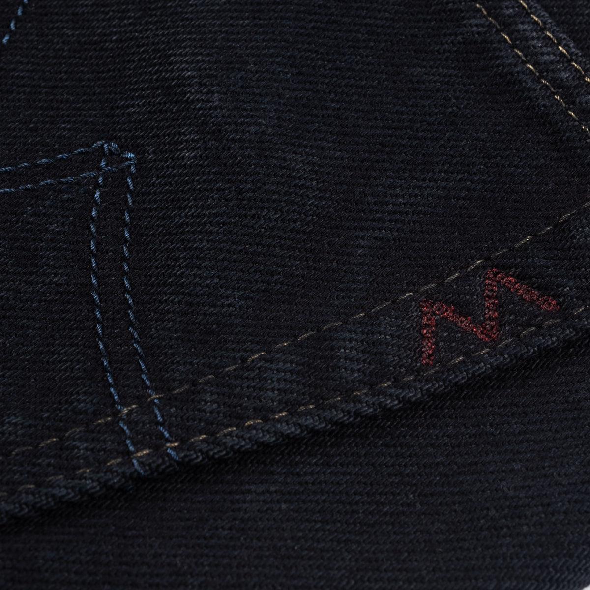 Iron Heart IH-555S-21od 21oz Selvedge Denim Super Slim Cut Jeans - Indigo Overdyed Black - Guilty Party