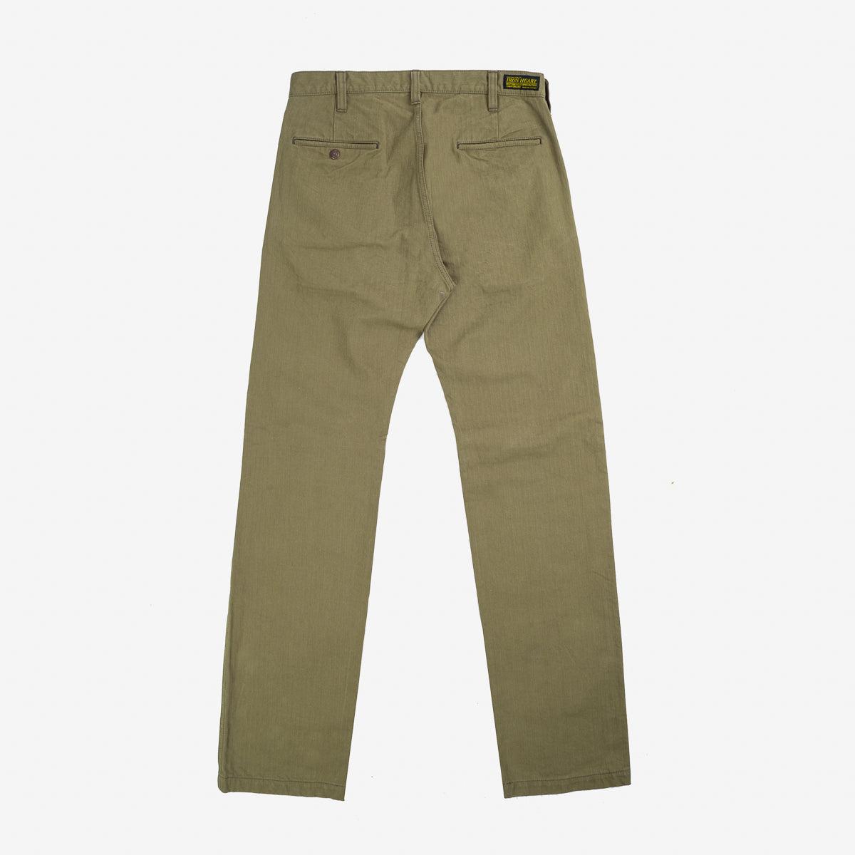 Iron Heart IH-735-KHA 11oz Herringbone Work Pants - Khaki - Guilty Party