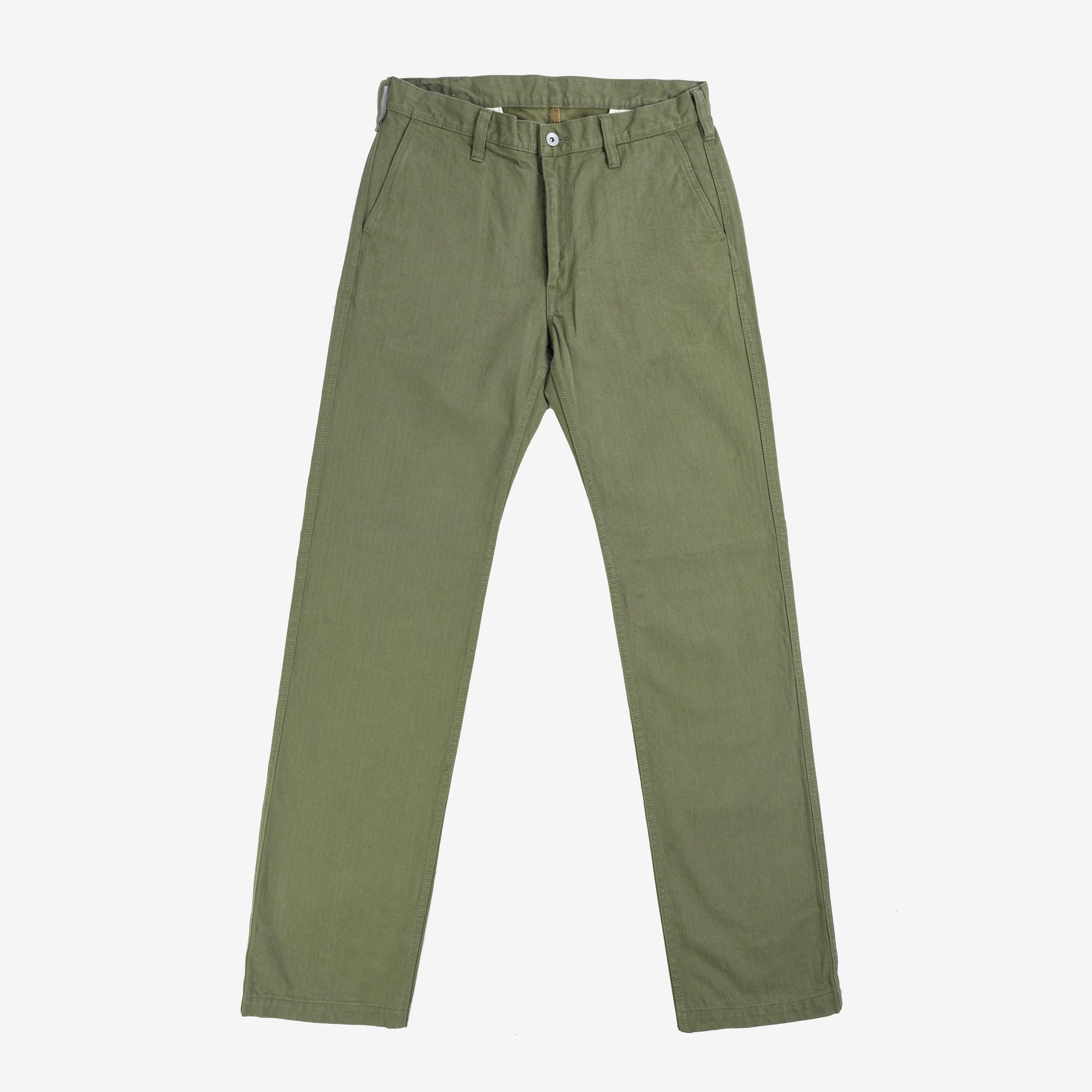 IH-735-ODG 11oz Herringbone Work Pants - Olive Drab Green - Guilty Party