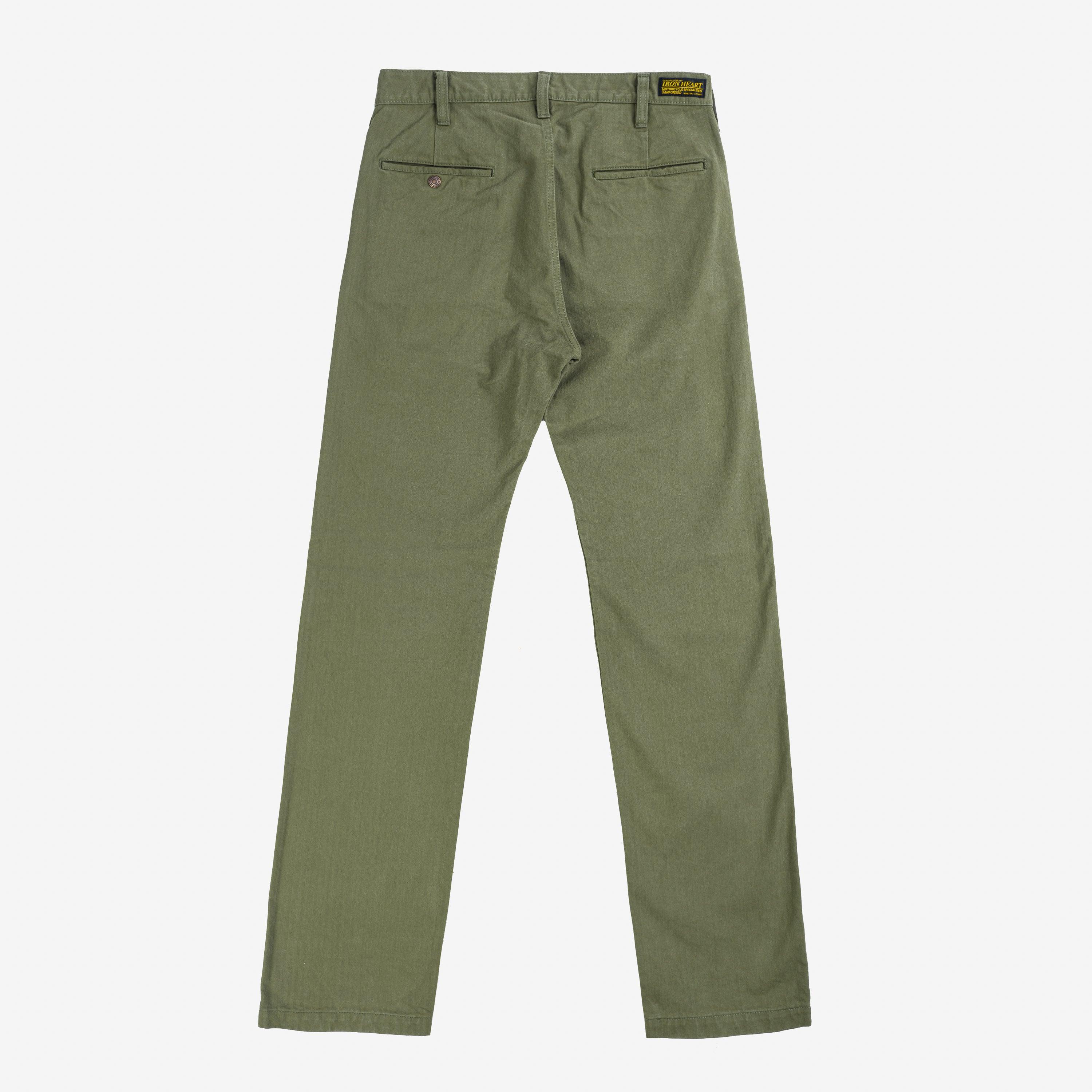 IH-735-ODG 11oz Herringbone Work Pants - Olive Drab Green - Guilty Party