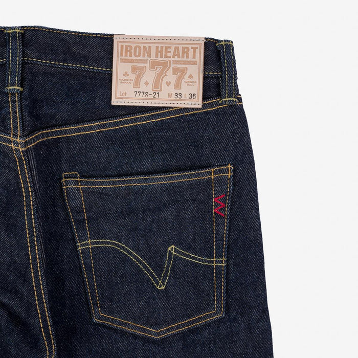 Iron Heart IH-777S-21 21oz Selvedge Denim Slim Tapered - Indigo