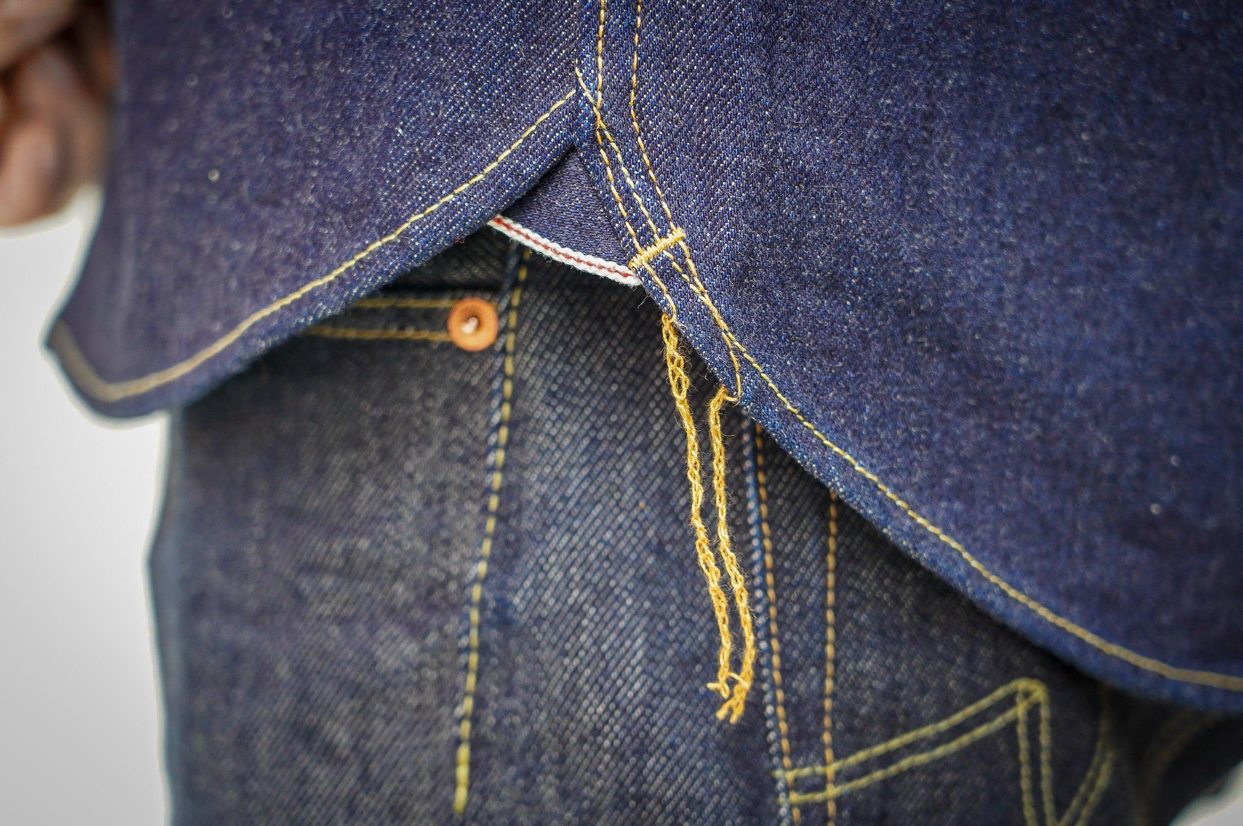 Iron Heart IHSH-292-IND 18oz Vintage Selvedge Denim CPO Shirt - Indigo