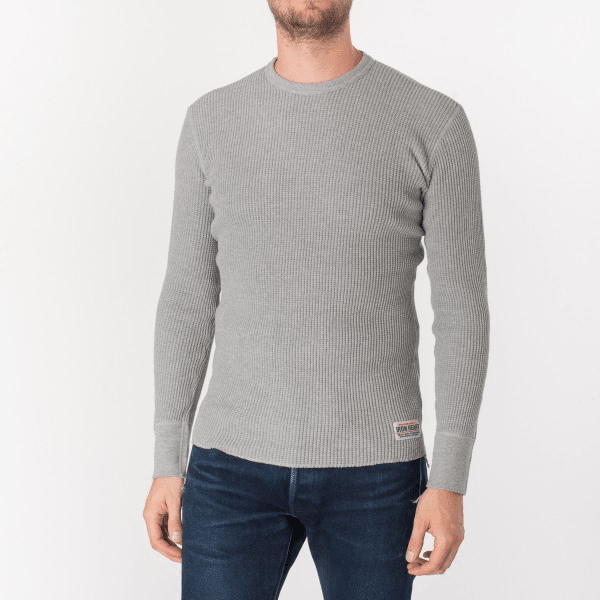 Iron Heart IHTL-1301-GRY Waffle Knit Thermal - Grey - Guilty Party